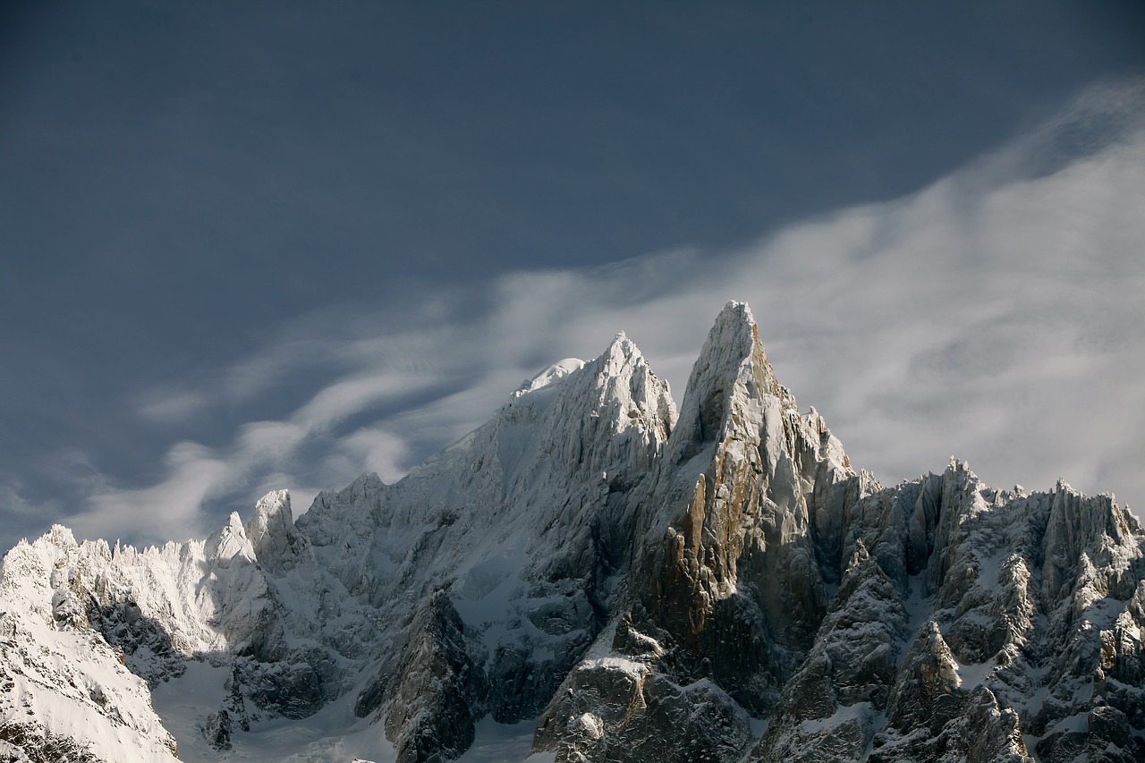 snow mountain panoramic free photo