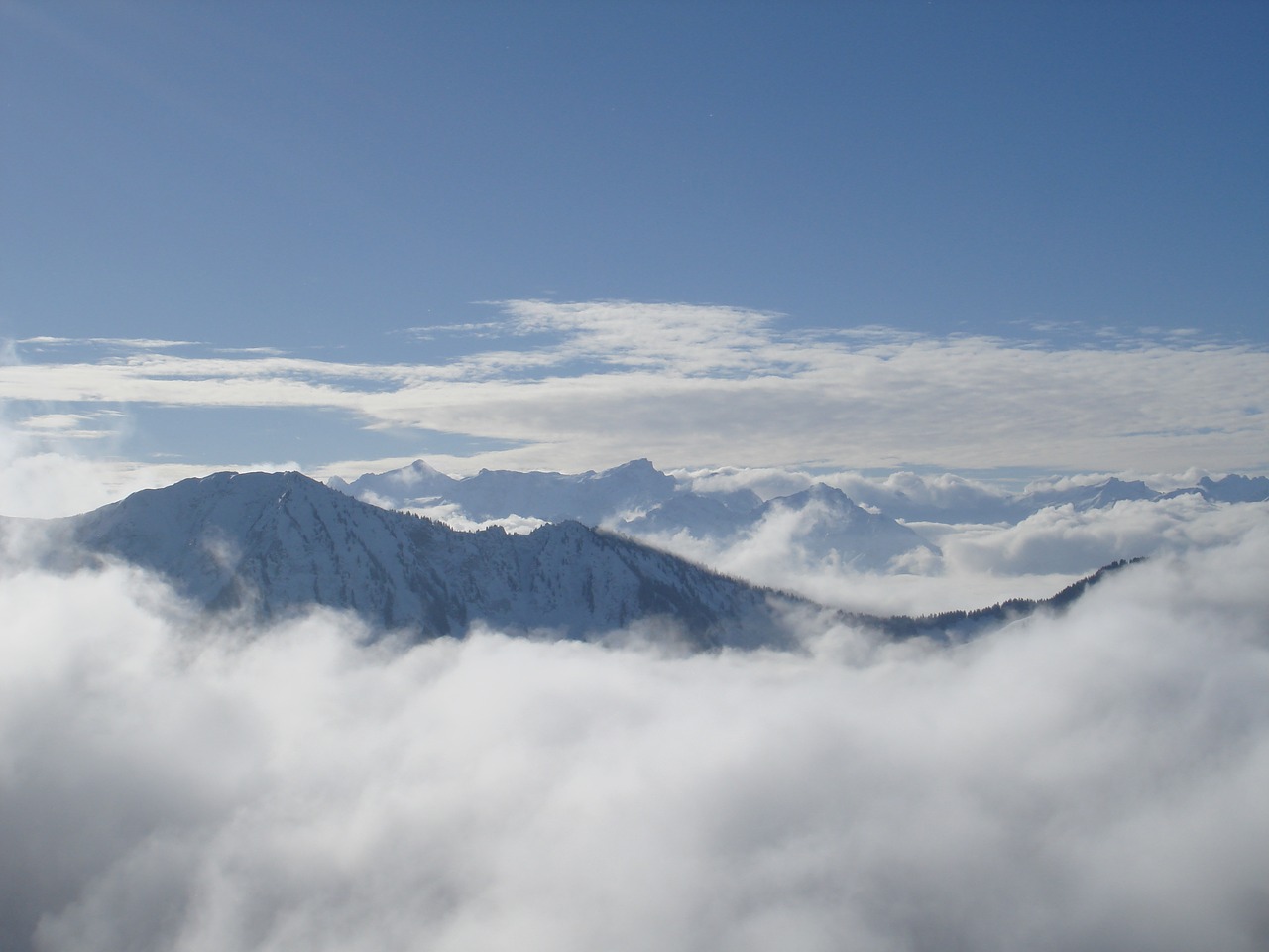 snow winter mountain free photo