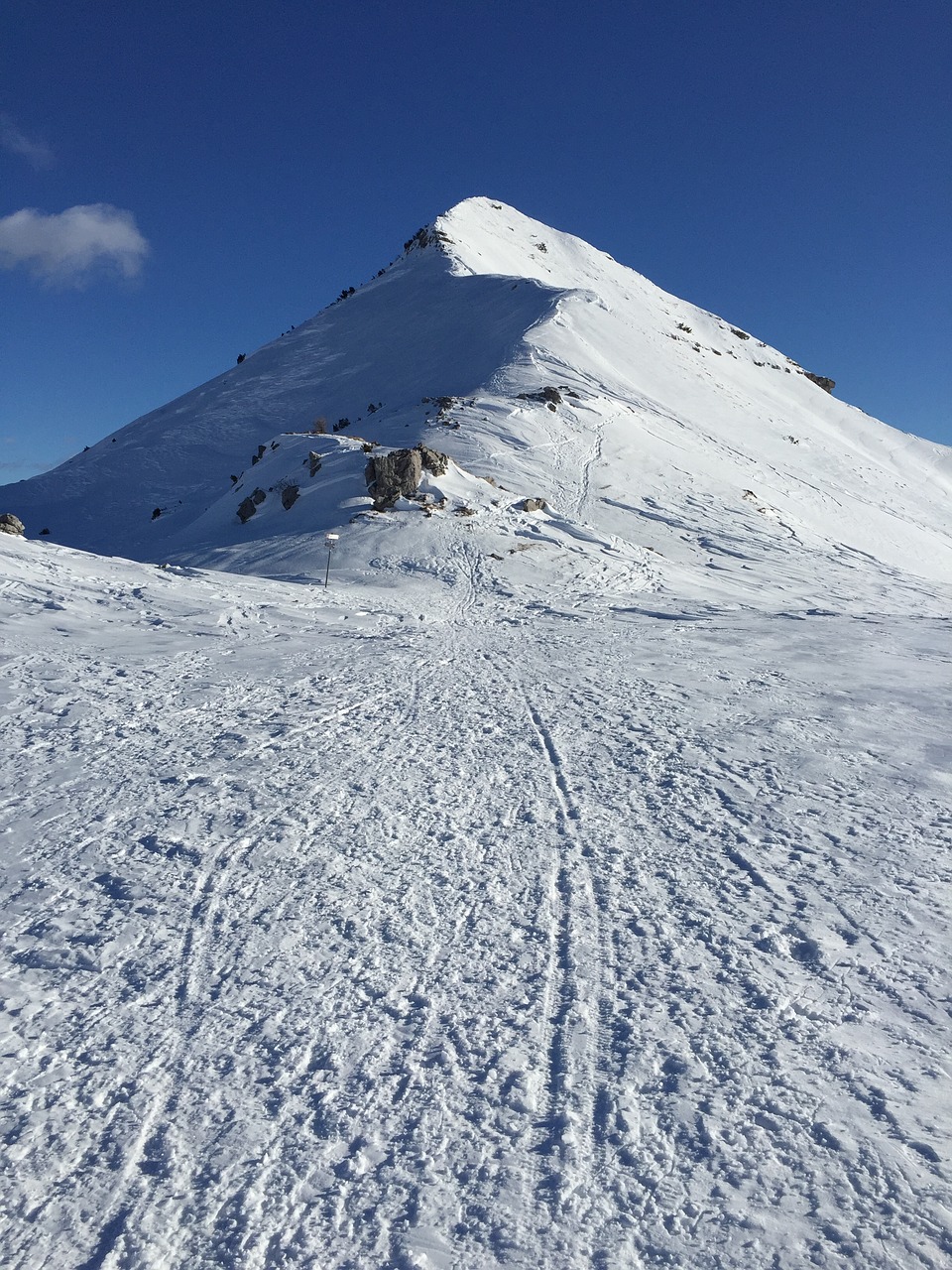 snow winter mountain free photo