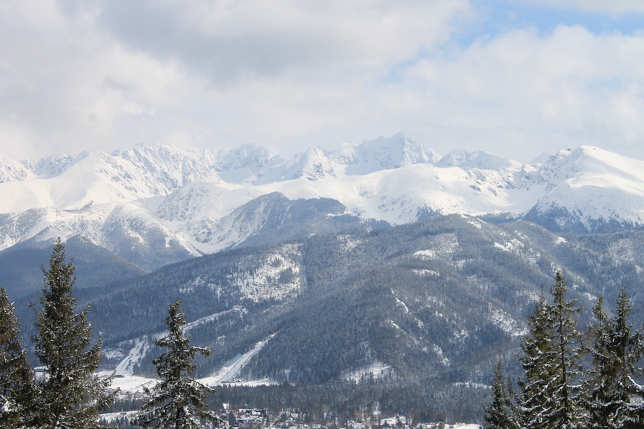 snow mountain winter free photo