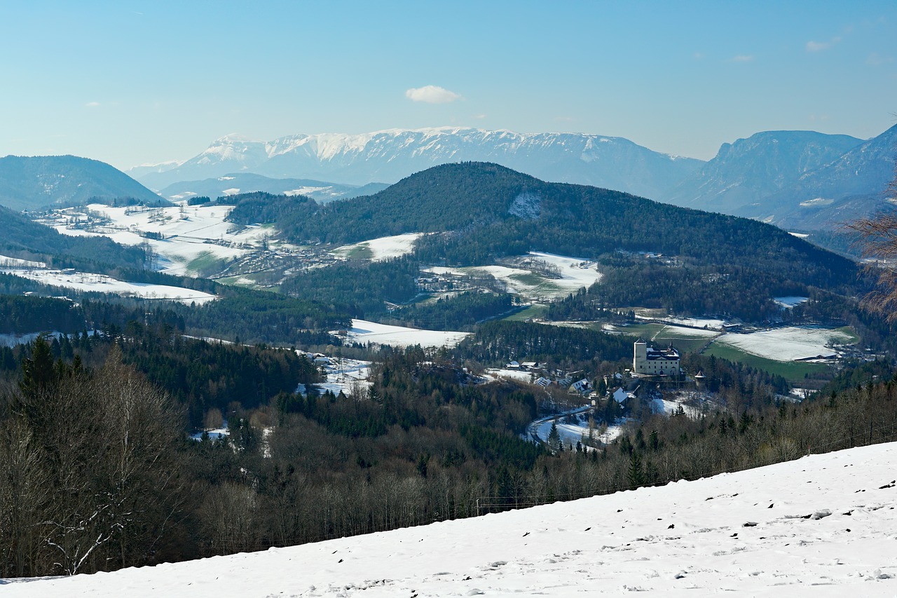 snow mountain nature free photo