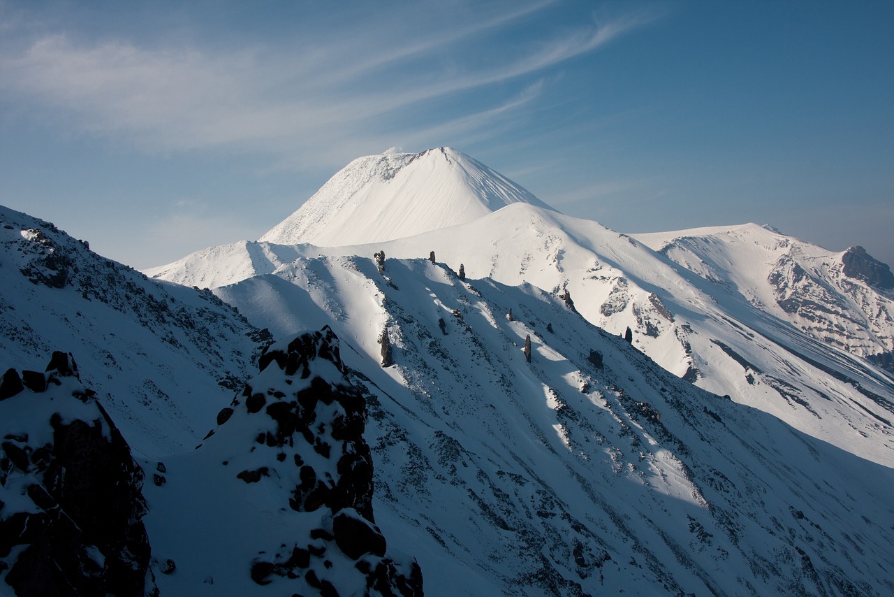 snow mountain winter free photo