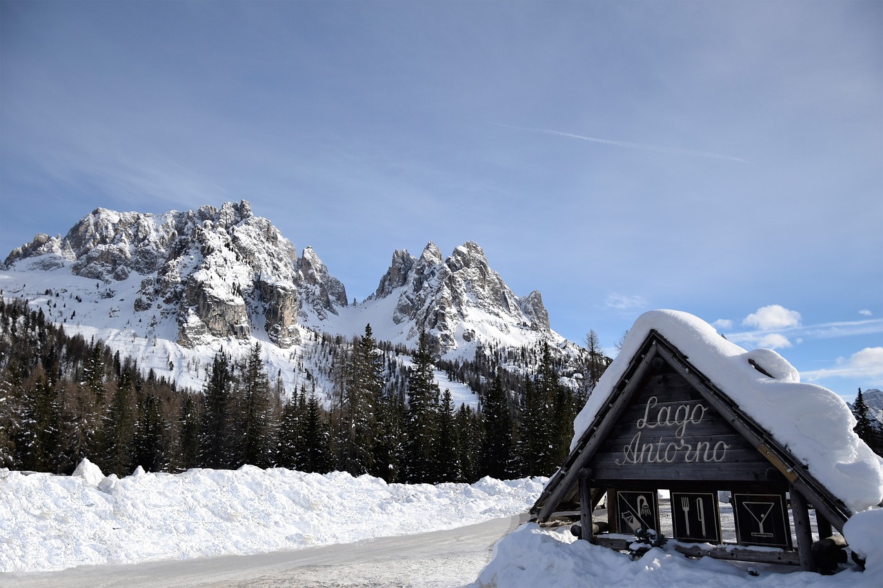 snow winter mountain free photo