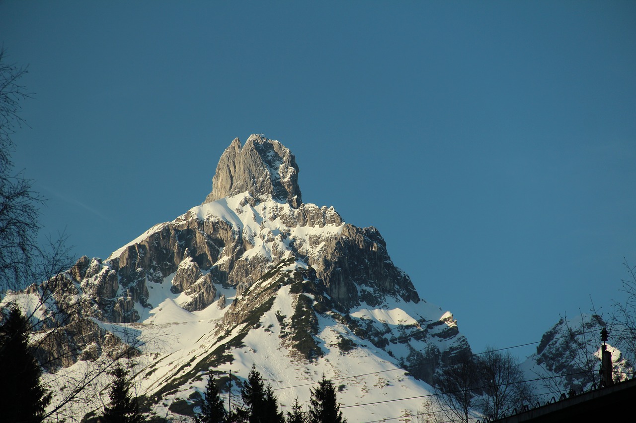 snow mountain winter free photo