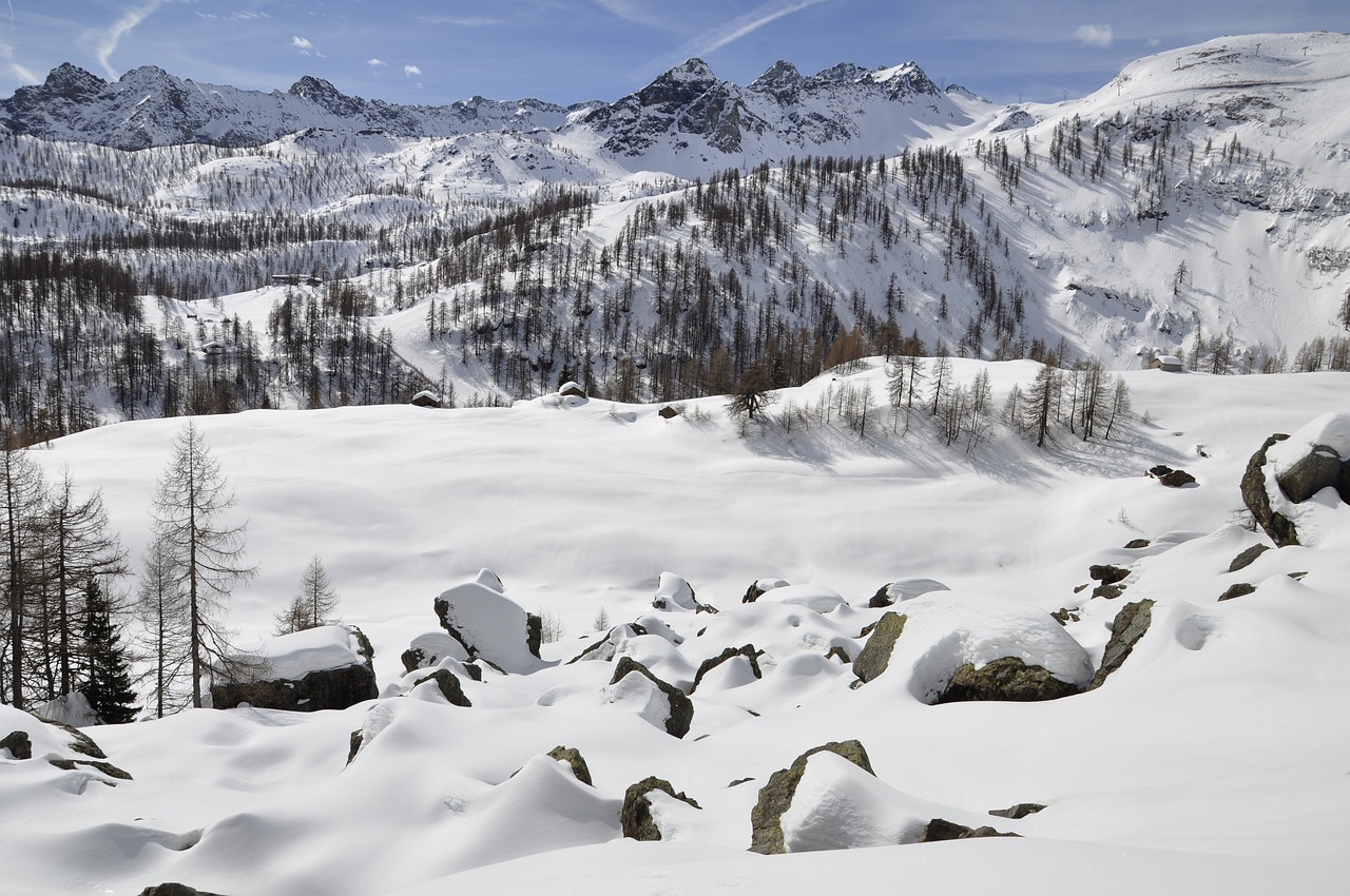 snow winter mountain free photo