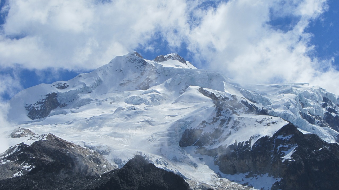 snow  mountain  panorama free photo