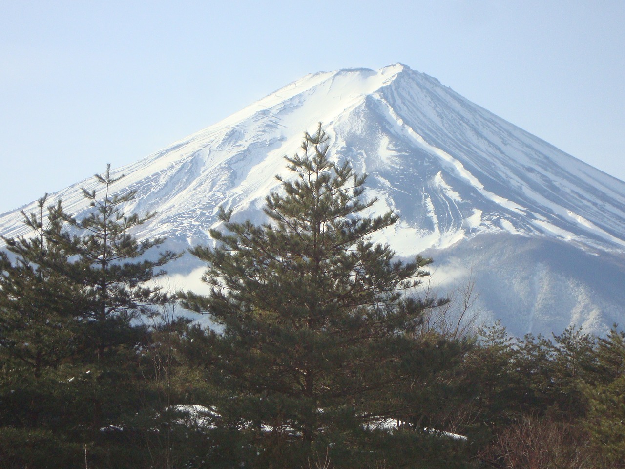 snow  mountain  nature free photo