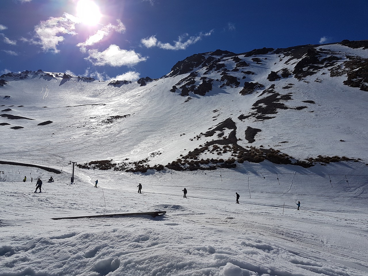 snow  mountains  winter free photo