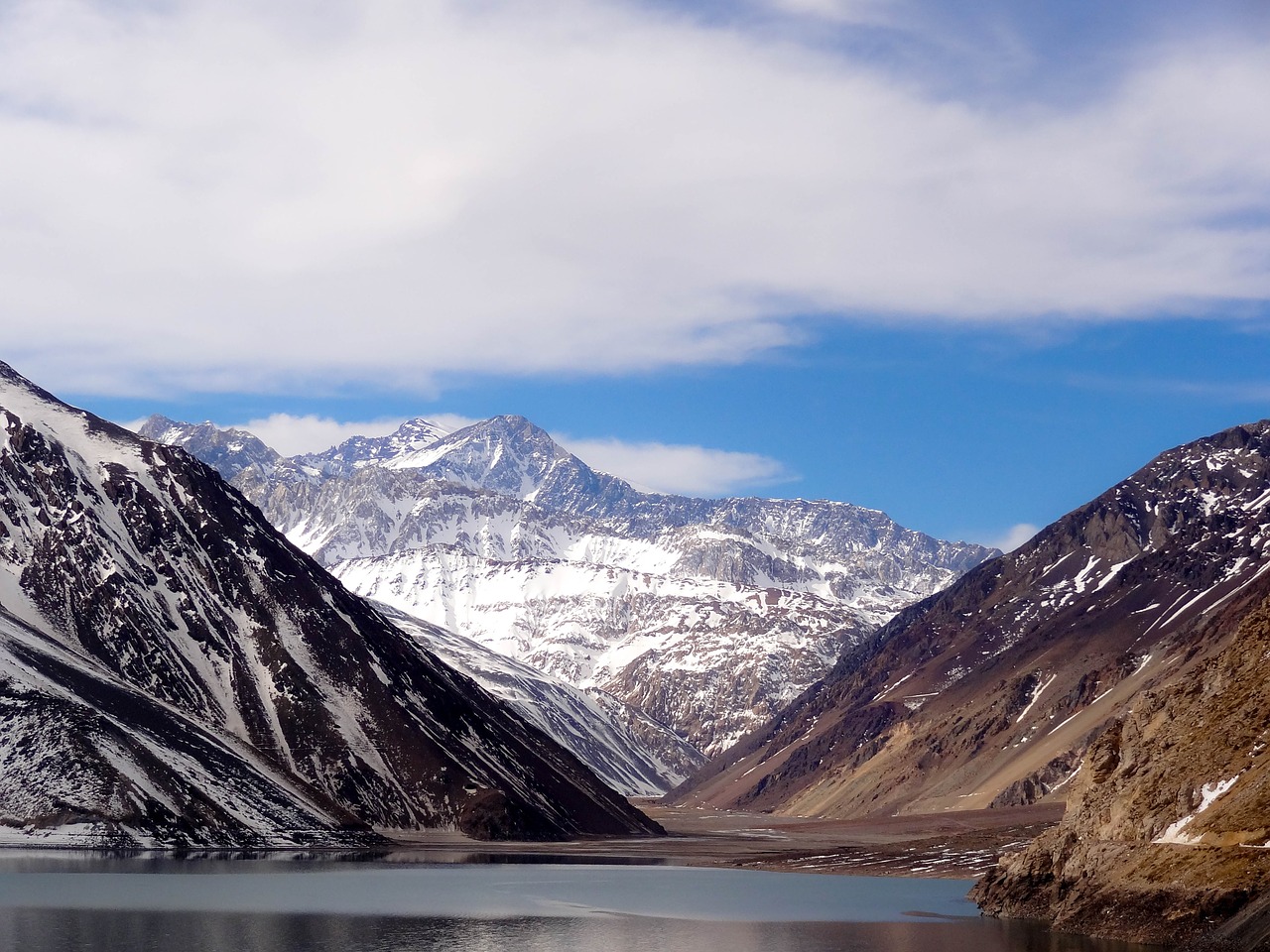 snow  mountain  landscape free photo