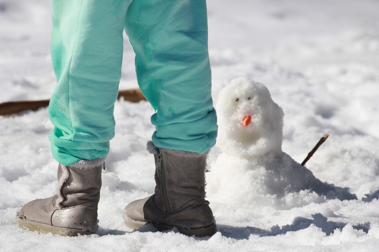 snow  snow boots  snowman free photo