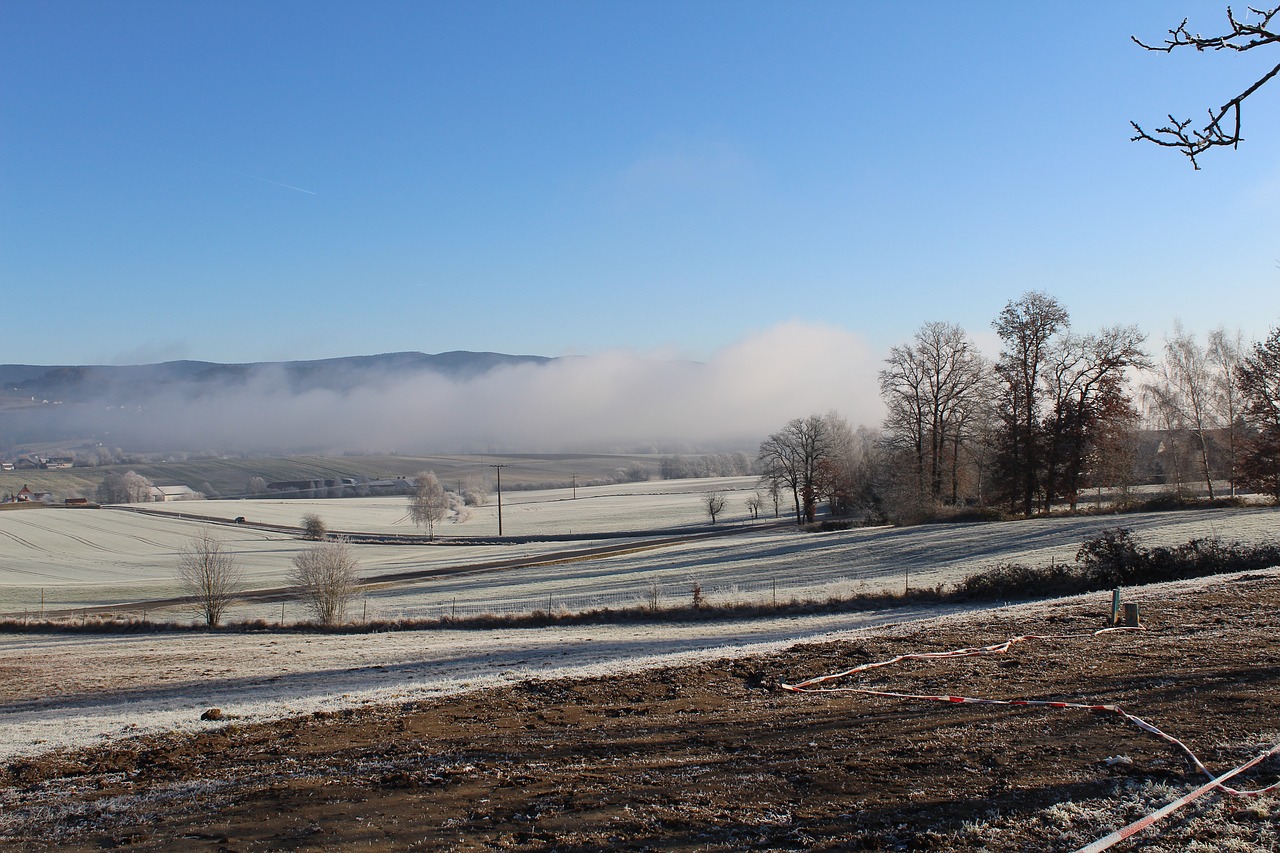 snow  winter  clouds free photo