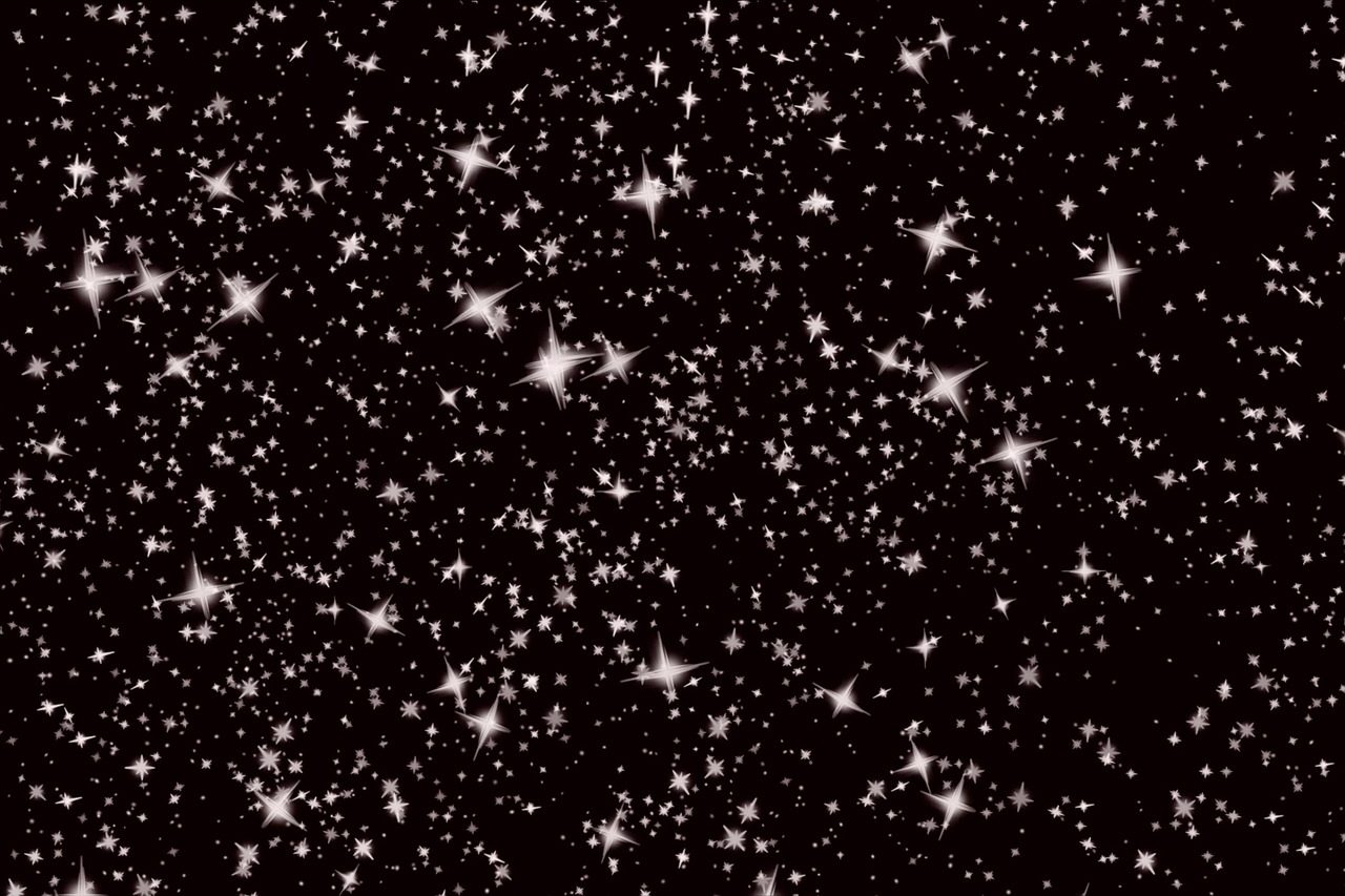 snow stars sparkling free photo