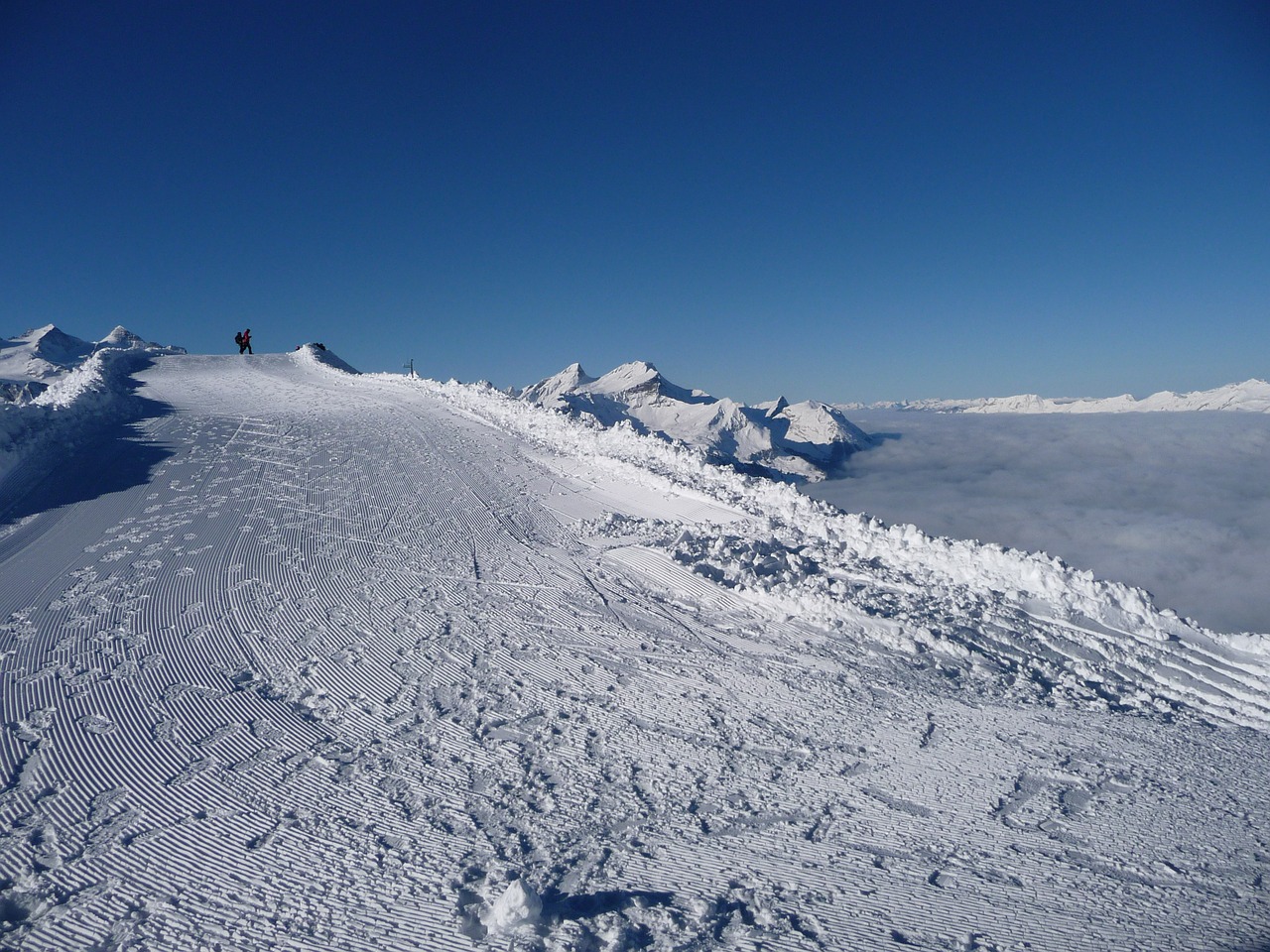 snow hiking winter free photo