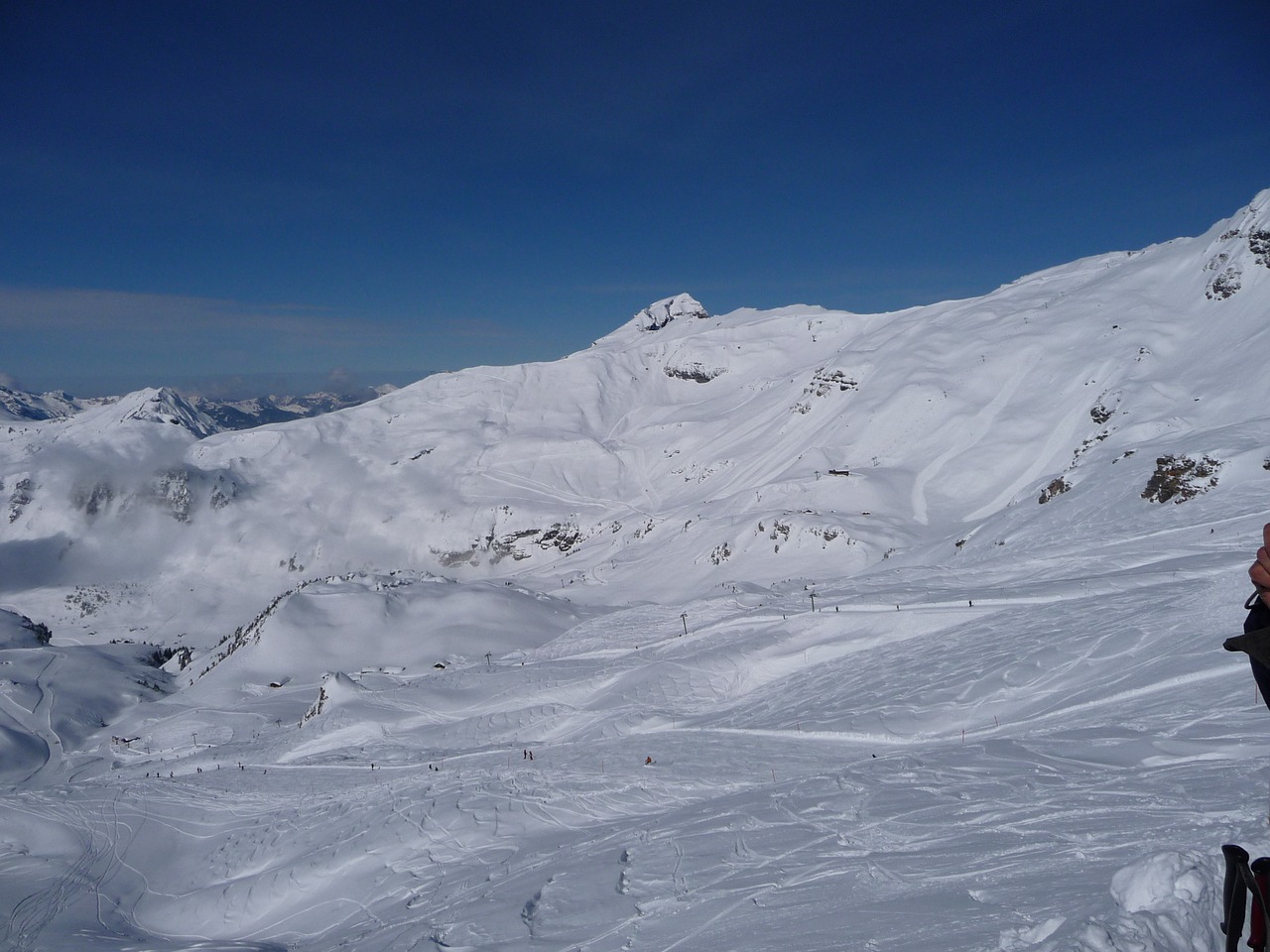 snow mountains winter free photo