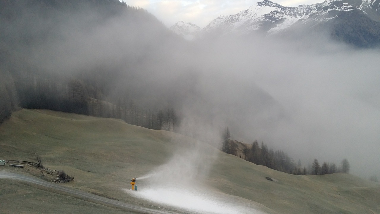 snow snow cannon sölden free photo