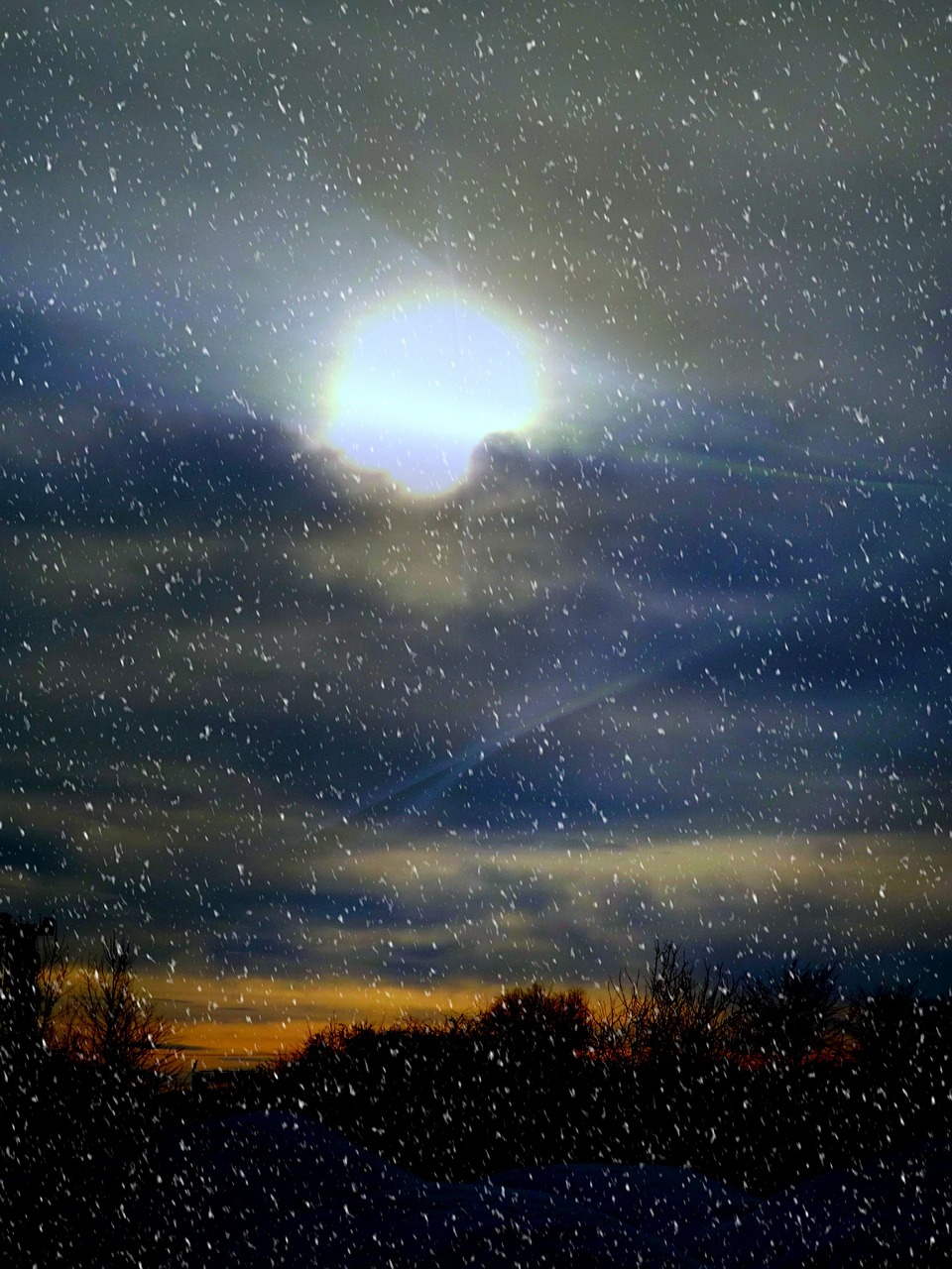 snow winter cloud free photo