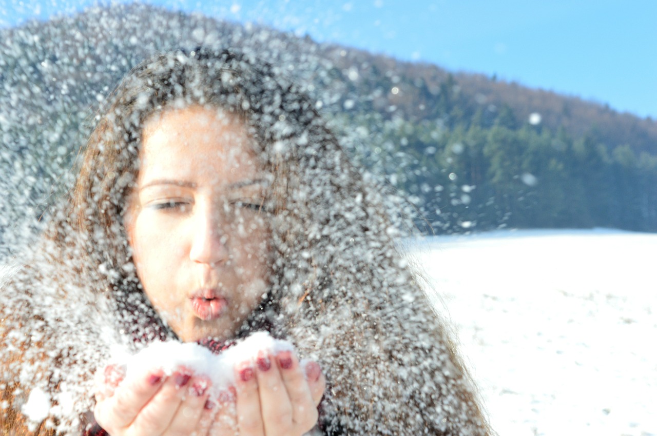 snow winter nature free photo