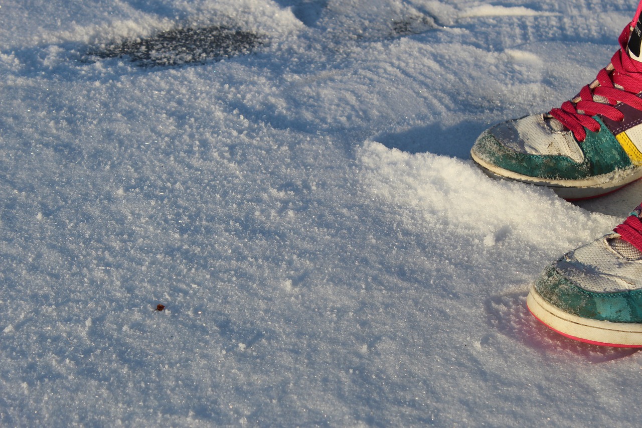 snow boots detail free photo