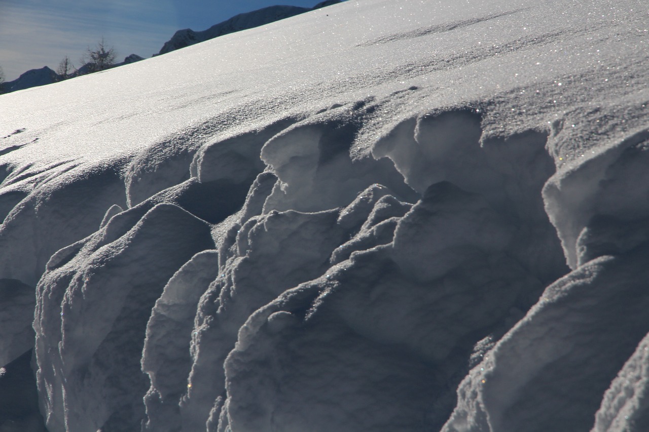 snow mountain winter free photo