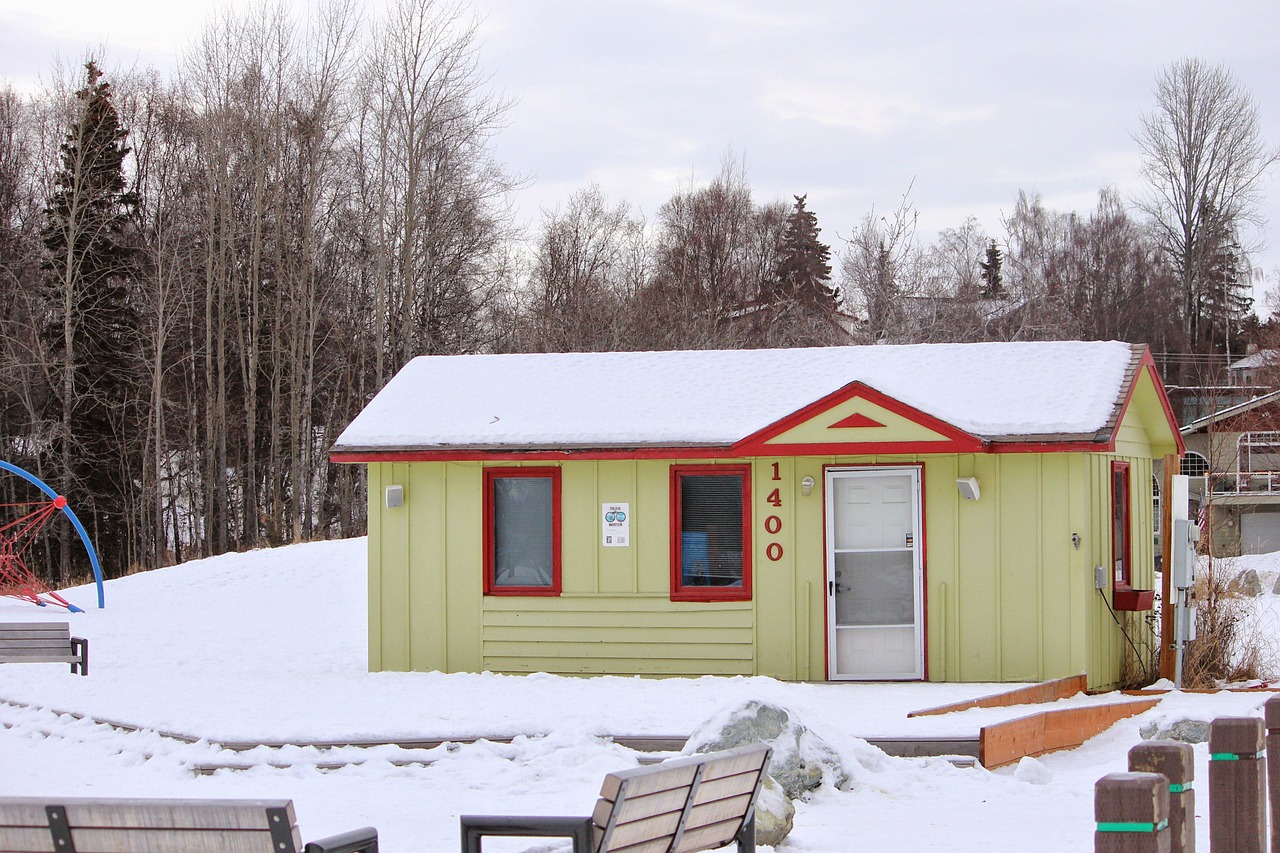 snow house alaska free photo