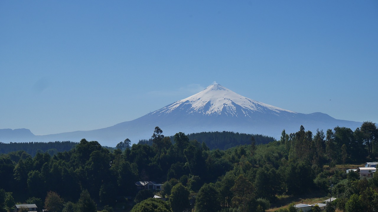 snow villa rica volcano free photo