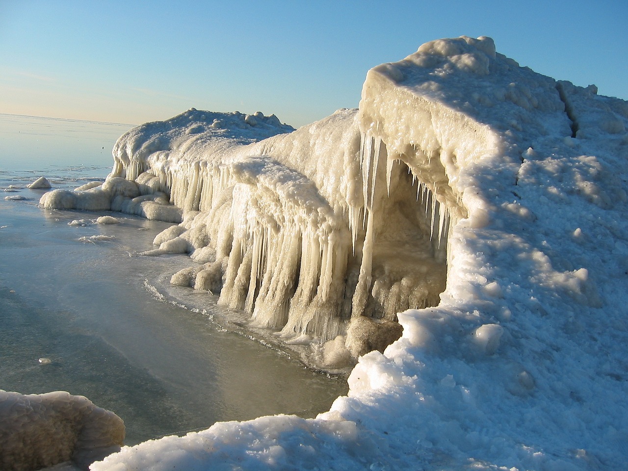 snow ice winter free photo