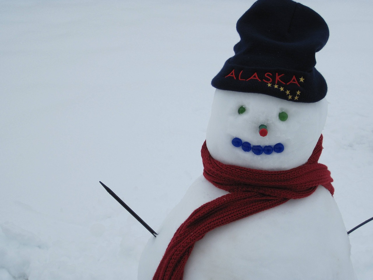 snow snowman christmas free photo