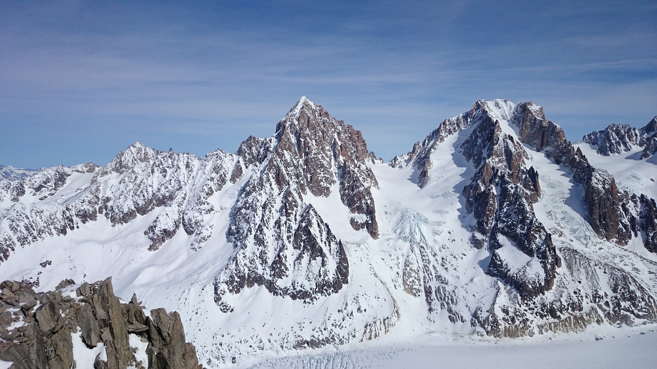 snow mountain winter free photo