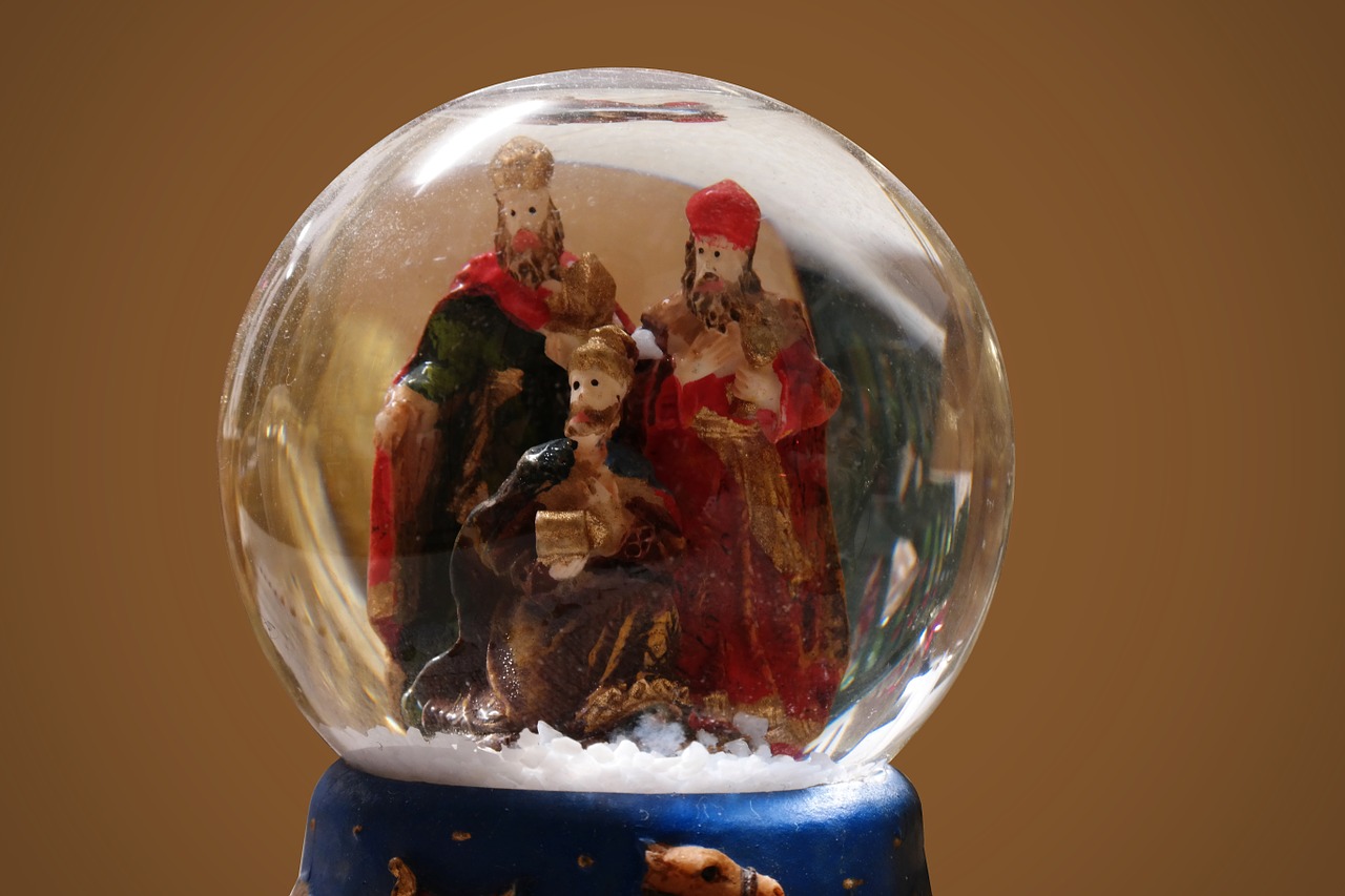 snow ball christmas holy three kings free photo