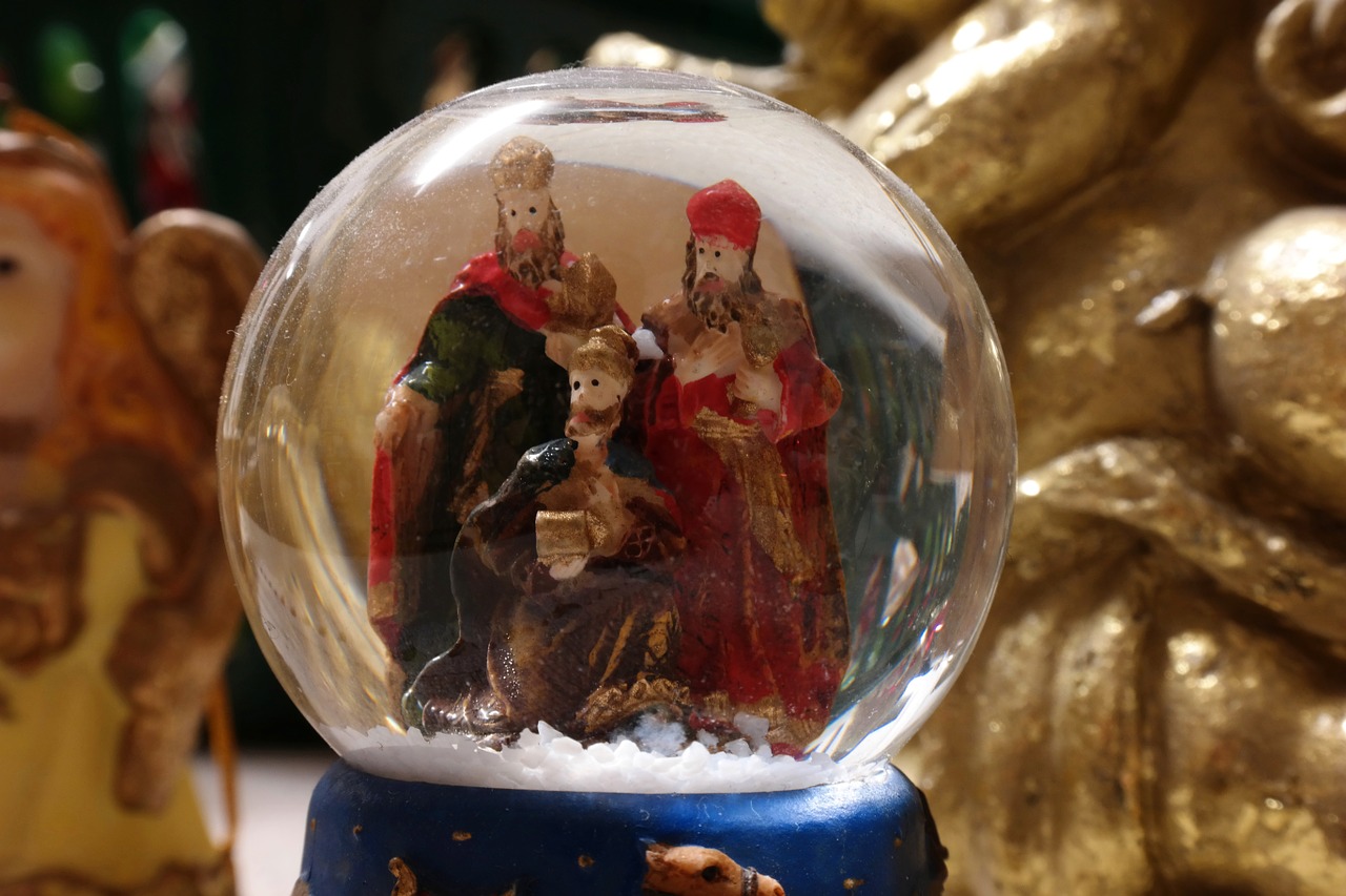 snow ball christmas holy three kings free photo