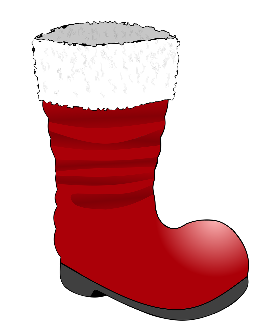 snow boots  christmas  nicholas boots free photo