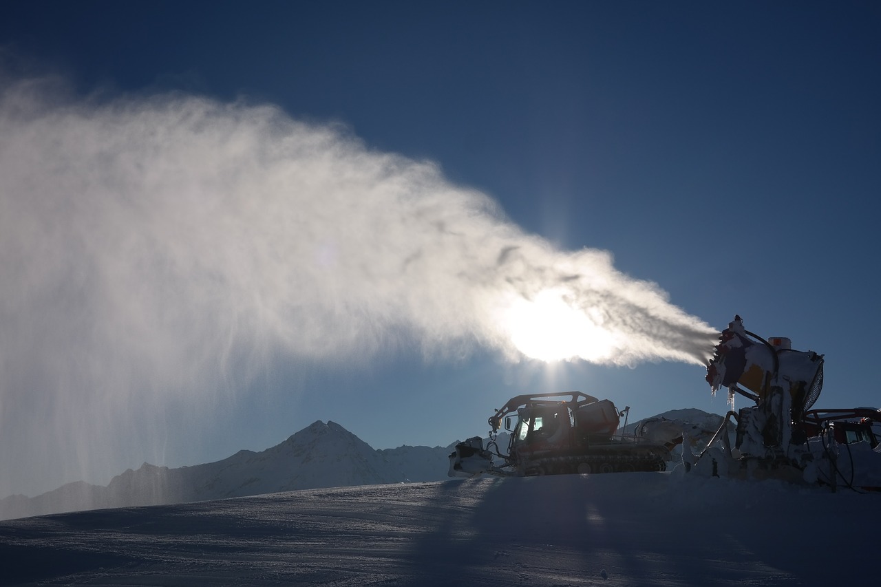 snow cannon snow snow making system free photo