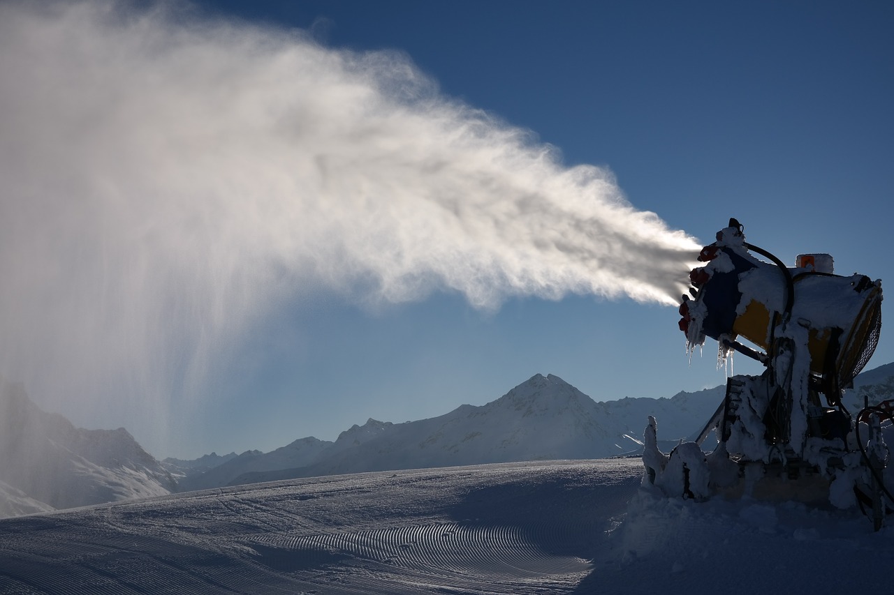 snow cannon snow snow making system free photo