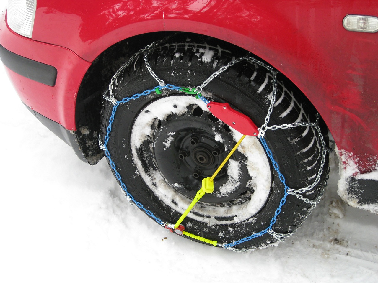 snow chains mature profile free photo