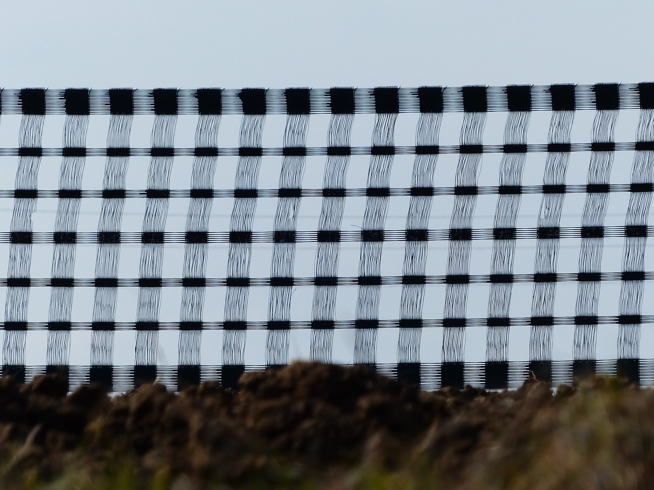 snow fence fence braid free photo