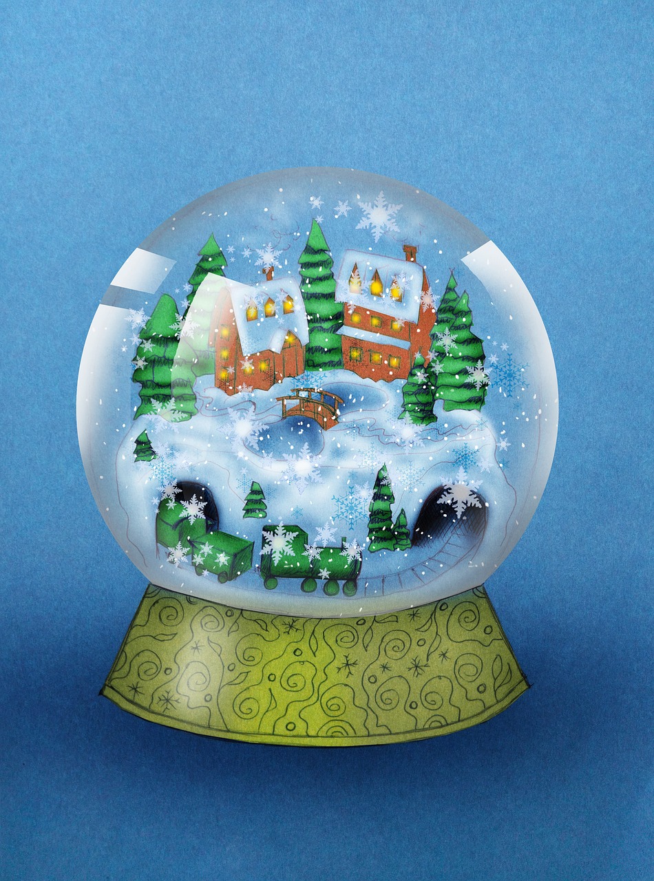 snow globe  souvenir  winter free photo