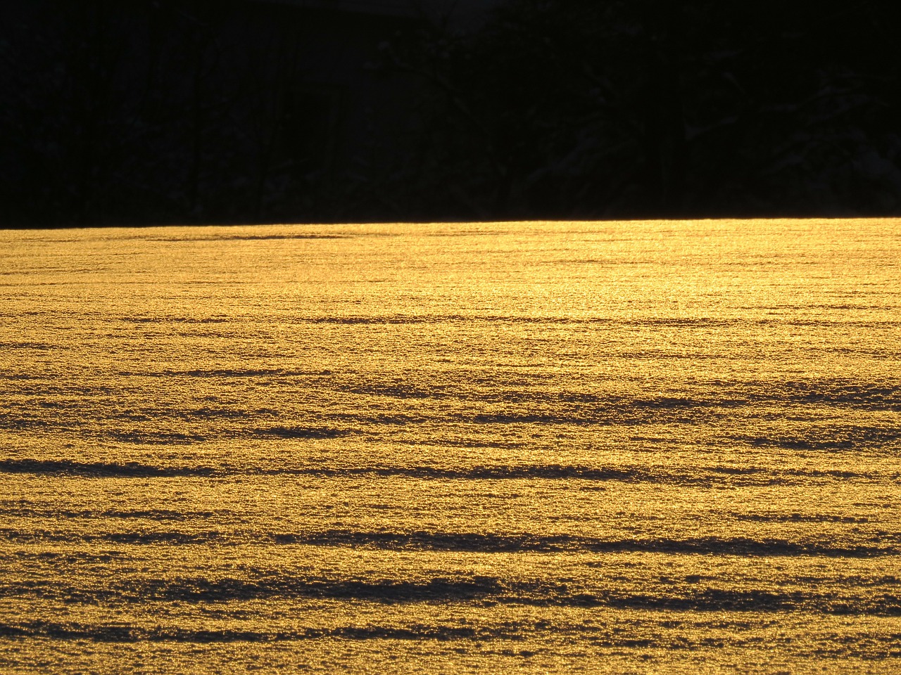 snow landscape snowfield back light free photo