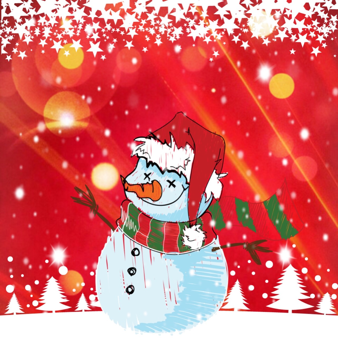 snow man christmas christmas time free photo