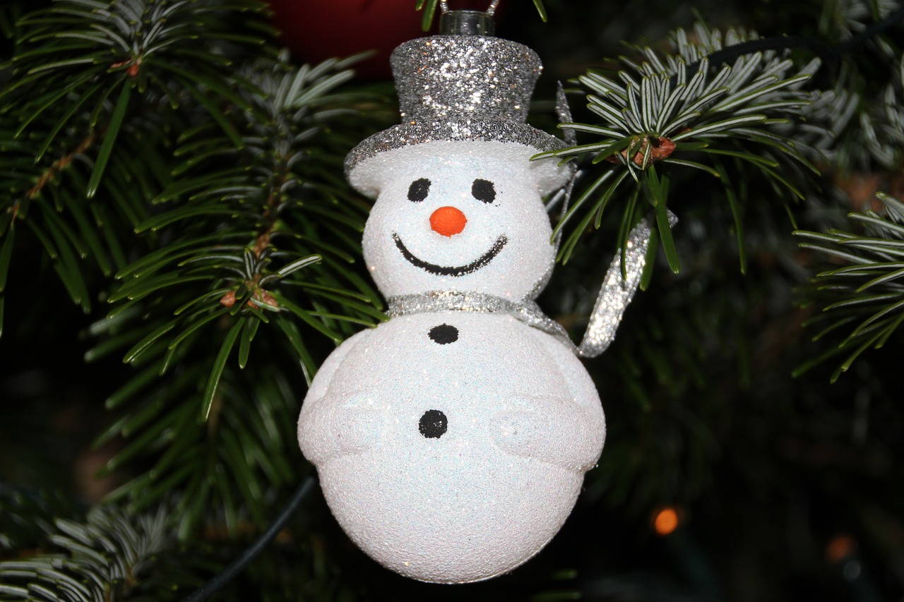 snow man christmas decoration christmas free photo