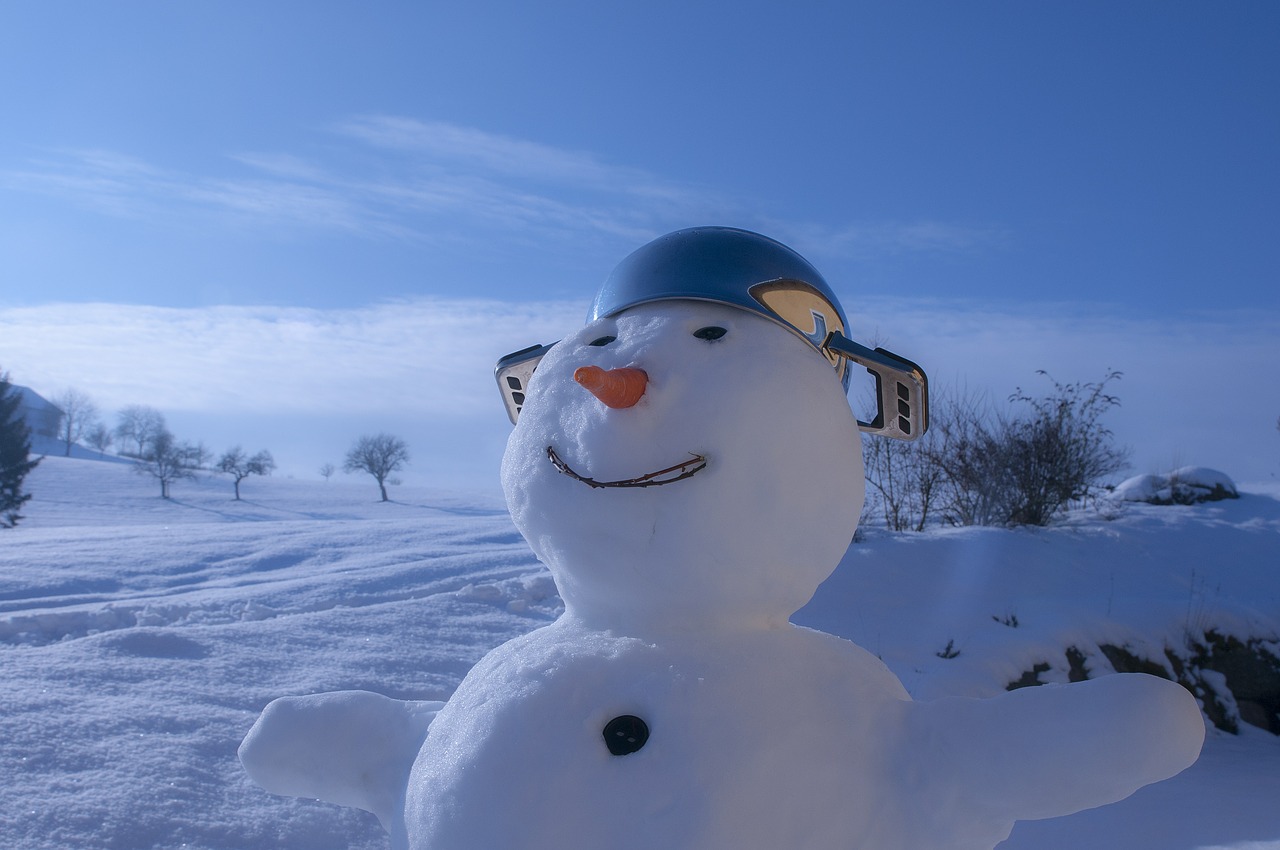snow man snow man free photo