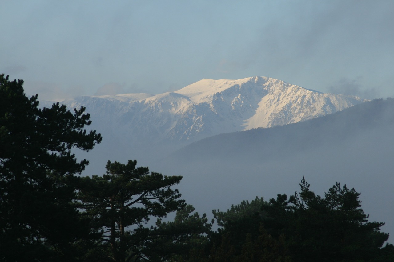 snow mountain lower austria foggy free photo