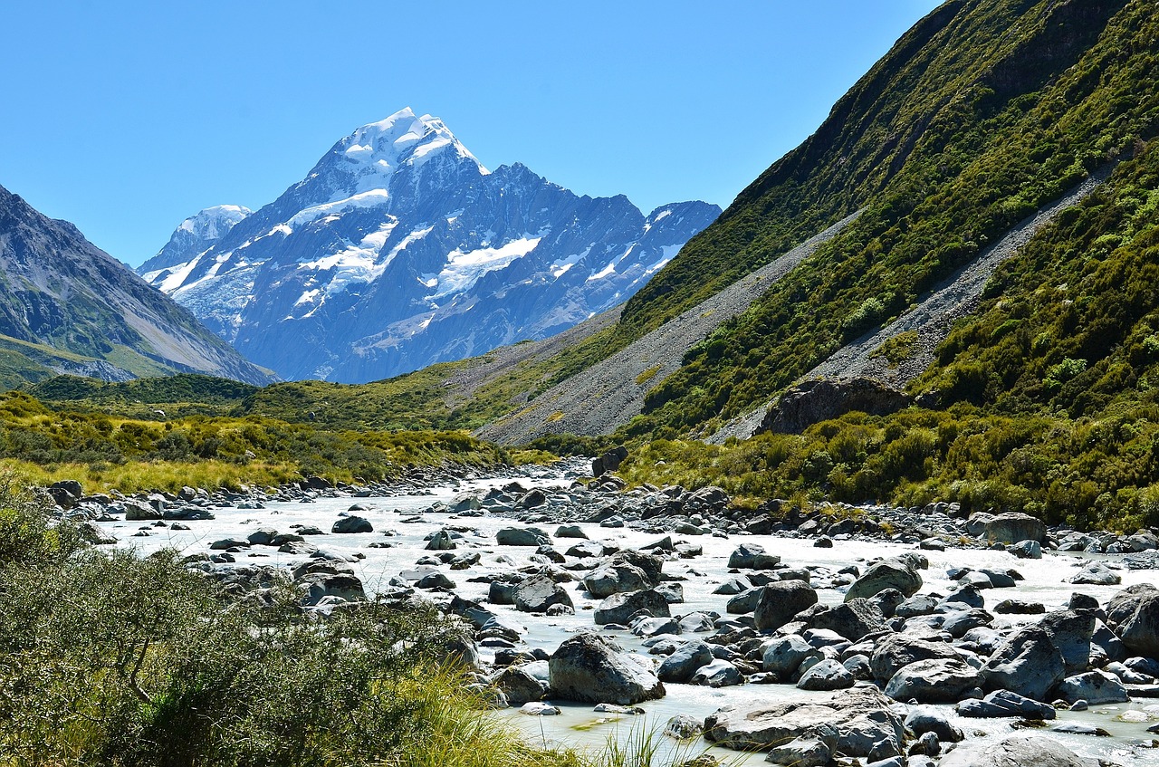 snow mountain the scenery europe and america free photo