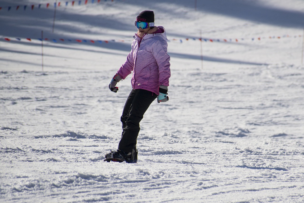 snowboarder skier winter free photo