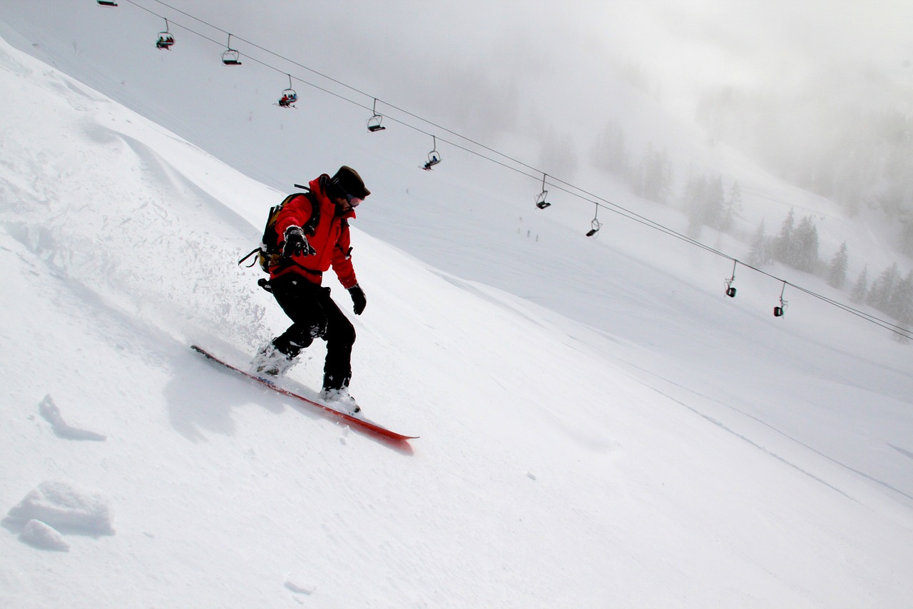 snowboarding winter snow free photo