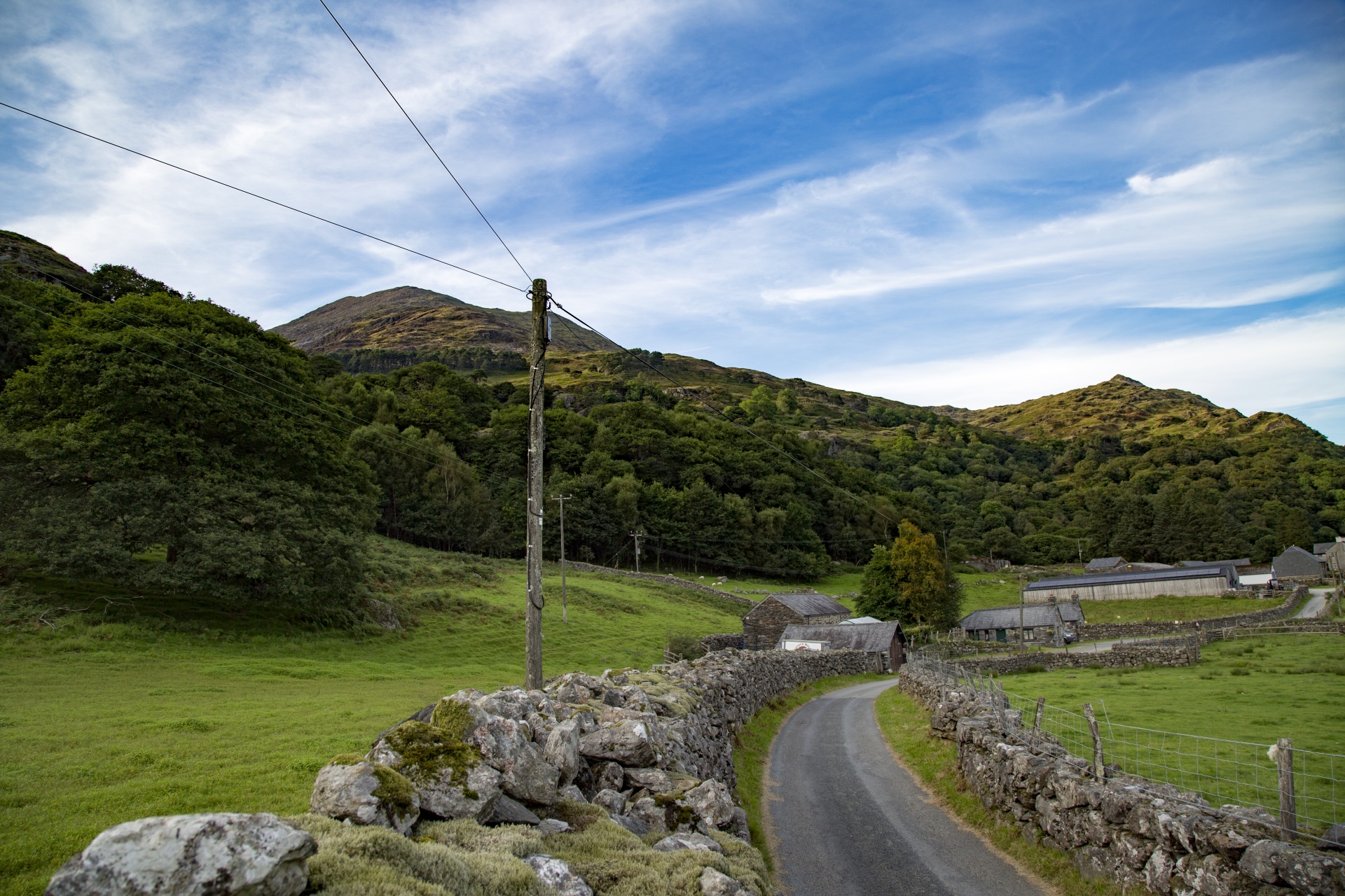 snowdonia valley welsh free photo