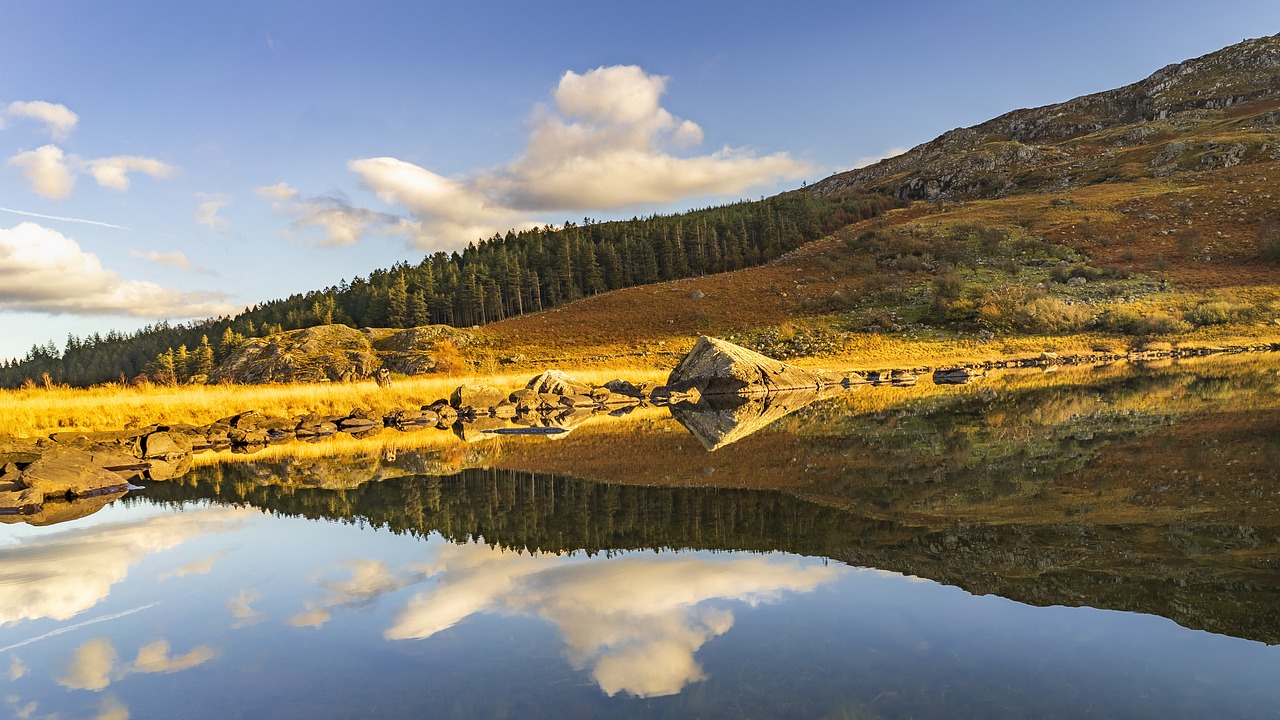 snowdonia  lake  landscape free photo