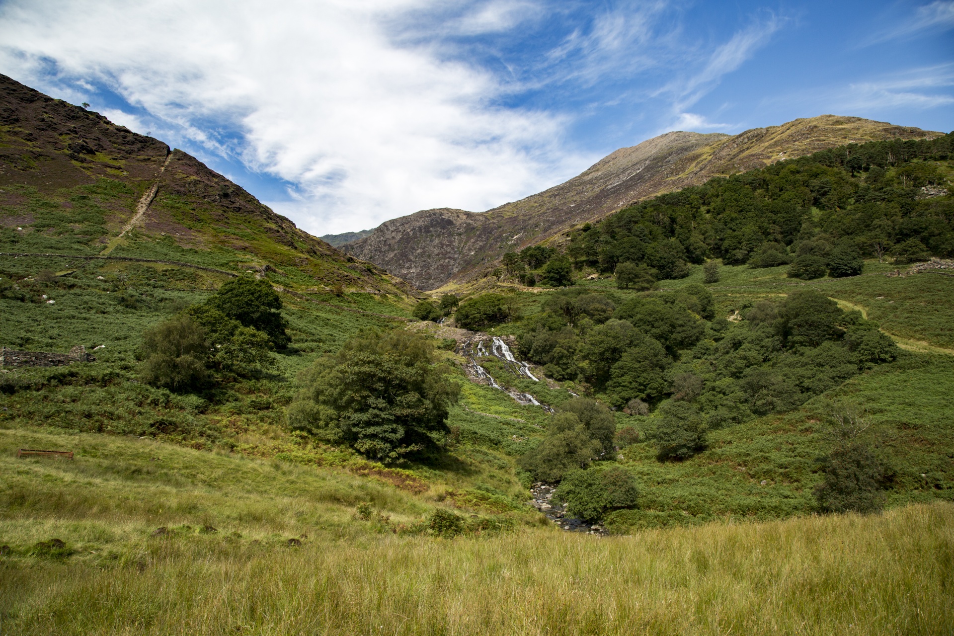 snowdonia valley welsh free photo