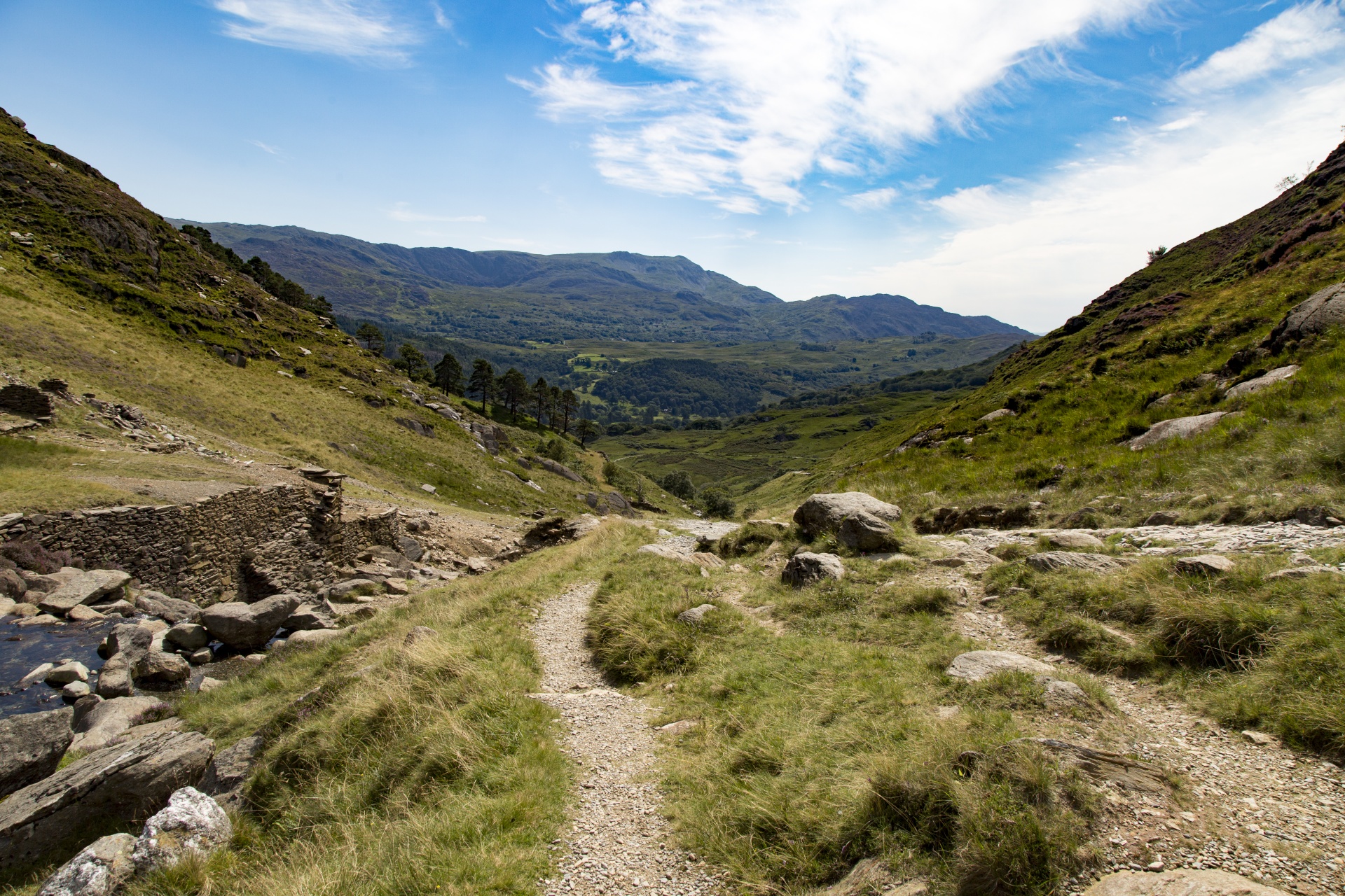 snowdonia valley welsh free photo