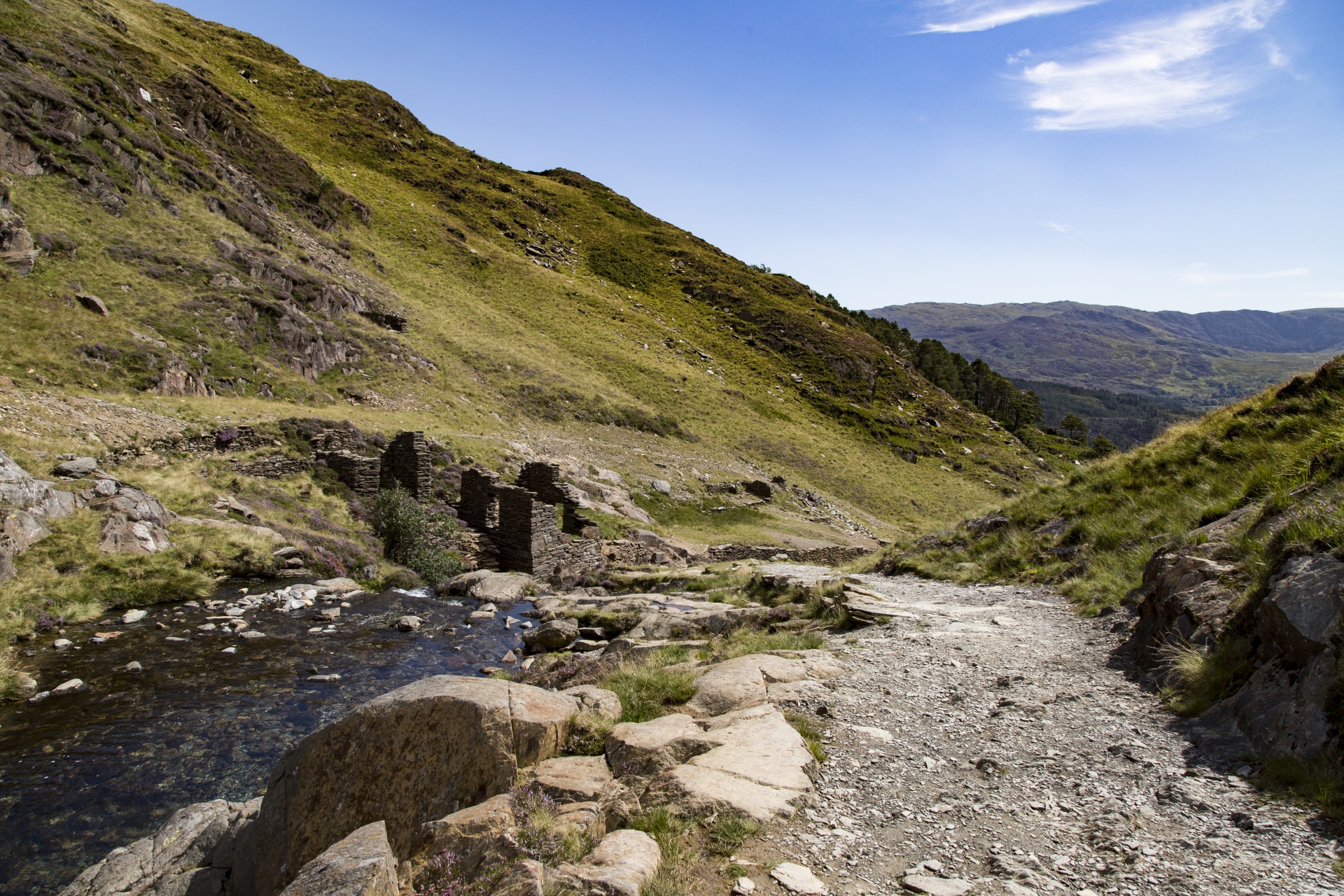 snowdonia valley welsh free photo