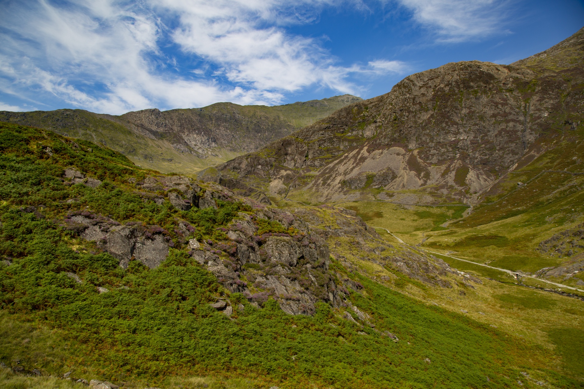 snowdonia valley welsh free photo